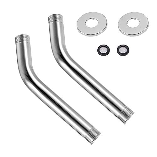 Braccio Doccia Acciaio Inossidabile Montaggio a Parete Braccio di prolunga per Doccia Estensore per Tubi Accessorio per Bagno antiruggine Montaggio a soffitto Silver