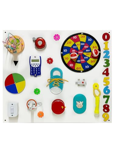 Painel Sensorial para as Crianças Brinquedo Interativo Montessori