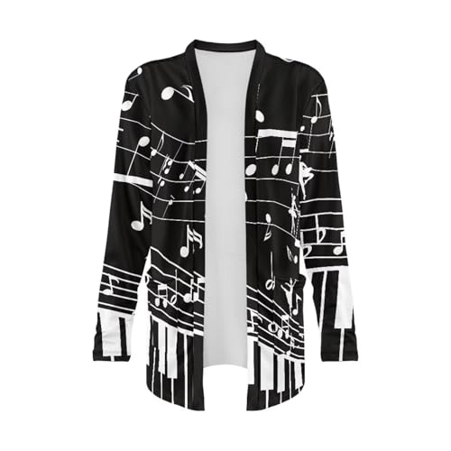 Image of Womens Open Fron Cardigan Sweaters Long Sleeve Tops Daily Coats