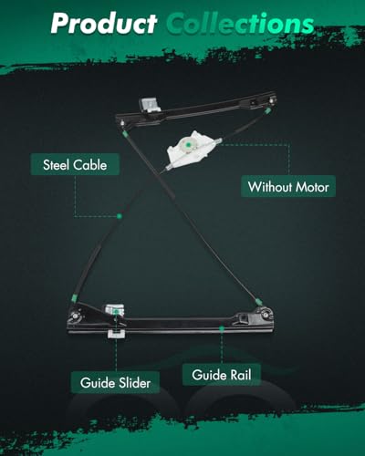 Image of SCITOO Power Window Regulator Without Motor For Volkswagen For Beetle