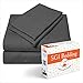 RV King Sheets Luxury Soft 100% Egyptian Cotton - Sheet Set for RV King 72x80 Mattress Dark Gray Solid 15