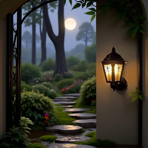 Image of Lyse Decor Gate Lamps for Outdoor, Modern Main Door Lights for Entrance, Outdoor gate Lights, Garden gate Lamps Waterproof (Pack of 2)