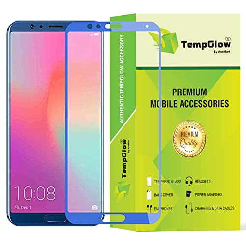 Image of Screen Protector for Huawei Honor 7X (Blue) Tempered Glass Edge-to-Edge 6D Screen Protector With Installation Kit