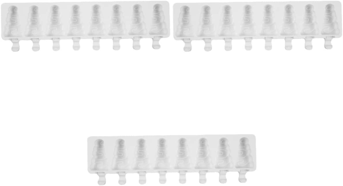 FAXIOAWA Jelly Popsicles Silicona DIY Forma Crema para el hogar Bandeja Reutilizable Favor Hielo Agua Pastel Moldes: Rejilla: Use Cakesicle Popsicle Stick Tree Party Pop Molds Maker Shop