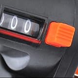 Zilimontt Angelschnur Tiefenfinder 0-999m Schnurzähler für Ruten und Downrigger, ABS salzwasserbeständiges Gehäuse, großes 3-stelliges Messgerät Display für genaue Tiefe