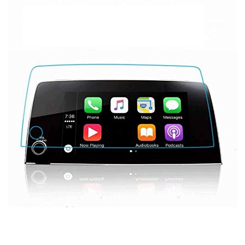 R RUIYA 2017 2018 2019 2020 2021 2022 CR-V CRV Lx Ex Ex-l Touring 7-Inch [Heat-Resistant] Car in-Dash Center Navigation Screen Display Trapezoid Tempered Glass Protector (2017-2022 7In Clear)