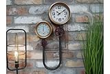 orologi antichi roma Quadrante bianco antico, chiaro e facile da leggere. Il supporto per tubi migliora il suo stile meraviglioso e garantisce stabilità, questo orologio sarebbe l'accessorio da parete perfetto per un corridoio, un soggiorno o una cucina.
