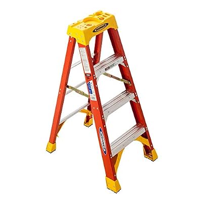 Werner 6204 stepladders, 4-Foot, 4 Ft