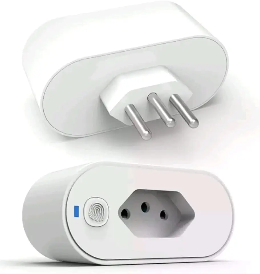 Tomada Inteligente Wifi Tuya Smart Life Google Alexa 16a Monitoramento de Energia