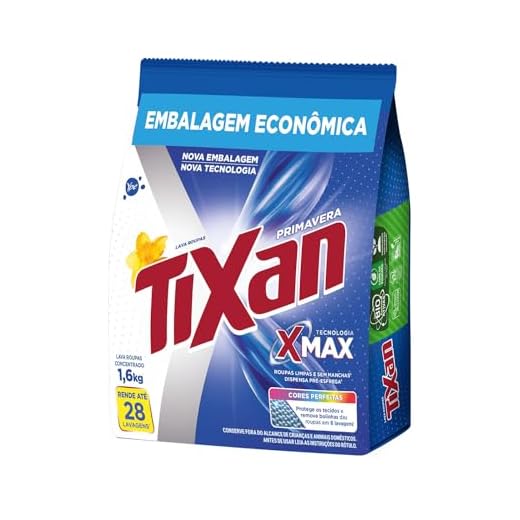 Ypê Lava Roupas em Pó Tixan Primavera Sachê 1,6Kg