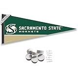 Sacramento State Hornets Pennant Flag and Wall Tack Mount Pads