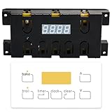 Apzte Oven Range Stove Clock Control Board - Directly Replaces Sears 5304518660 for FRIGIDAIRE 316455400 Range Oven (White)