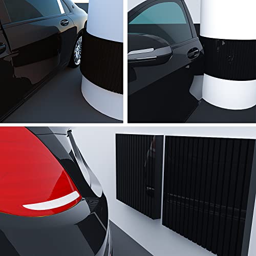 Garage Smith Gwp08 Garage Wall Protector Foam Wall Column Corner Guard For Parking Garages - Wall Edge Protector - Wall Corner Edge And Bumpers Guards (2-Pack(Black)) #TOP1
