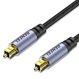 BENFEI Toslink 光オーディオケーブル 2M S/PDIF光ファイバーコード [編組 金メッキコネクタ CL3定格] サウンドバー/テレビ/PS5/PS4/Sonos、Xbox Series X/S、ホームシアター用