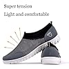 Mens Breathable Casual Loafers Mesh Summer Lightweight Slip-on Shoes Comfortable Outdoor Driving Travel Stylish Shoes(Black,8.5 UK #4