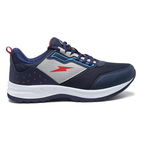 Image of BRUTON Men's 971 Blue Synthetic Leather with EVA Sole Sports Shoes -8 UK