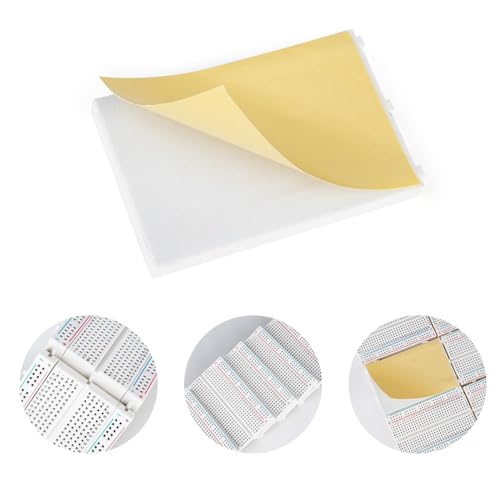 Image of ELEGOO 6PCS 400 Point Breadboard Kit Solderless Breadboards for Arduino Project Small Bread Board Electronics for Circuits PCB Prototype Board