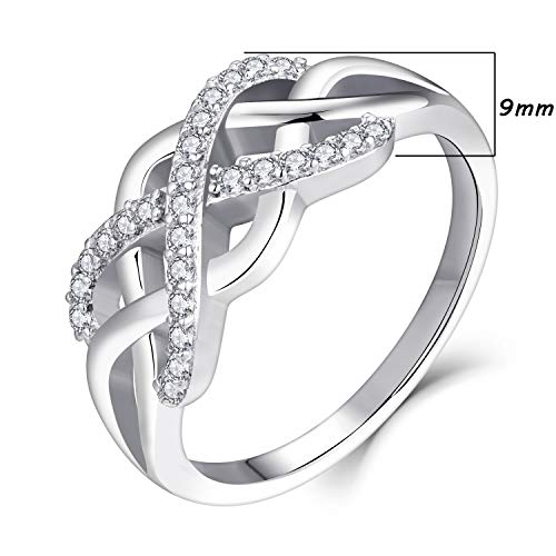 Starnny Anelli Donna Argento 925,Anelli Infinito