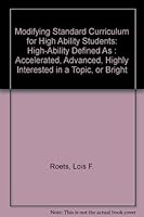 Modifying Standard Curriculum for High-Ability Learners 0911943358 Book Cover