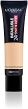 L'Oréal Paris Infallible 24 Hour Matte Cover Foundation 130 Beige Skin