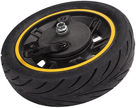 Alomejor Front Wheel with Tire for 9 G30 Electric Scooter, Aluminum Alloy and Rubber, 6.5 Inch, with Drum Brake, 60/70 6.5