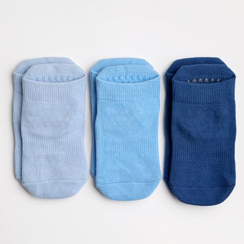 squid socks Cotton Socks | 0-6M, 6-12M, 12-24M, & 2T-3T | Grip Ankle Socks that Stay On | As Seen on Shark Tank2