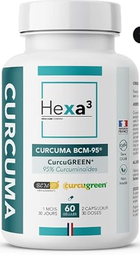 Curcuma CurcuGREEN® BCM-95® 60 gélules Hexa3