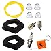 Price comparison product image HURI Air Filter Fuel Filter Spark Plug Fuel Line Primer Bulb For GX22 GX25 GX31 GX35 HLT422 ULT425 UMK431 UMK435 HHB25 HHH25 HHT31S HHT35S WX10 FG110 Replace 17672-Z0H 003