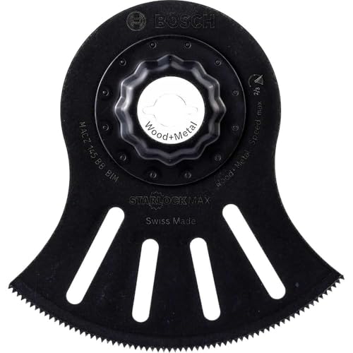 Bosch Professional 1x Segmentsägeblatt Starlock MACZ 145 BB (für Holz, Holz mit Nägeln, Kunststoff, Zubehör Multifunktionswerkzeug)