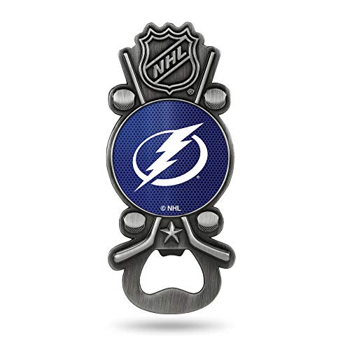 NHL Rico Industries Magnetic Metal Bottle Opener Party Starter Tampa Bay Lightning 225 x 5-inches