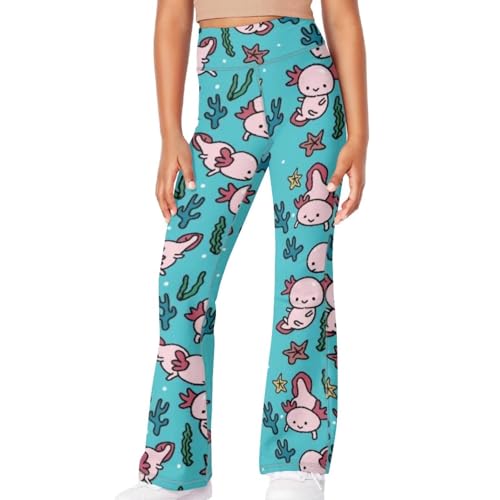 Casual Flare Leggings for Girls High Waist Wide Leg with Tummy Control3