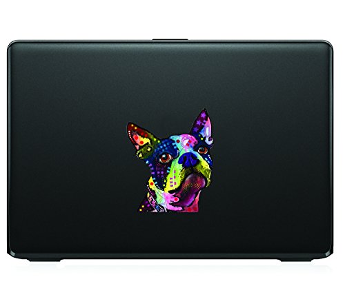 Enjoy It Dean Russo Boston Terrier Car Stickers, Outdoor Rated Vinyl Sticker Decals For Windows, Bumpers, Laptops Or Crafts - 2 Pieces #TOP6