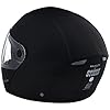 Studds Ninja Elite SUPER Flip Up Full Face Helmet (Matt Black, Medium)