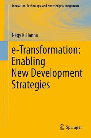 e-Transformation: Enabling New Development Strategies: 0 2010th Edition book cover