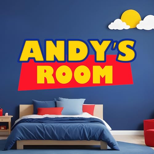 Vinilo decorativo personalizado para pared con nombre infantil miniatura 7
