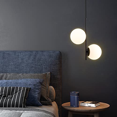 Lustre boule E27 luminaire suspendu métal plafonnier salon chambre couloir