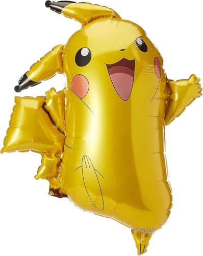 Ballon aluminium Pikachu Pokémon 62 x 78cm - Jaune - Taille Unique