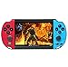Produktbild CZT 4,3 Zoll Coole Farbe Retro-Spielekonsole integrierte 3000-Spiele-Unterstützung mp3mp4-Spiele können wiederaufladbare Lithium-Batterie speichern/hinzufügen/löschen (Blau-Rot)