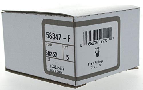 Image of The Hillman Group 58353 Brass Inverted Flare Fitting Male Connection , 5-Pack