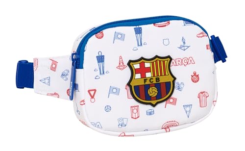 Image of FC Barcelona Preschool Fanny Pack for Kids, Ideal for Teenagers and Children of Different Ages Comfortable and Versatile, Quality and Resilience, 14 x 4 x 11 cm