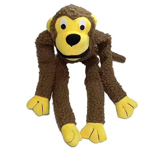 Brinquedo Pelúcia Com Apito Para Cães Macaco
