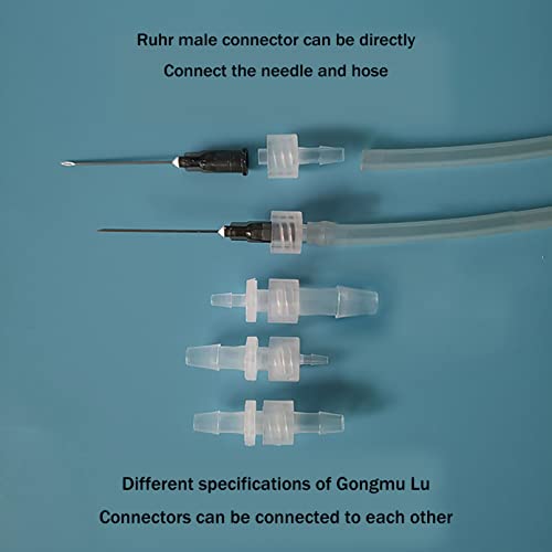 Meetoot 10Pcs Female Luer Lock 5/32" Polycarbonate Hose Barb Adapter For Laboratory Biochemical/Analytical Instruments, Food Machinery And Aquarium Equipment #TOP3