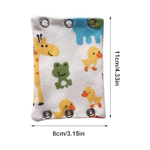 Senermter Extensor para Bodies de Bebé | Juego de 6 Piezas Extensor de Body Ajustable para Pequeños - Lámina Extensible para Bodys de Niños Niñas en Casa Cambio de Pañal Viajes