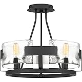 Quoizel Stratum 4-Light Royal Ebony Semi-Flush Mount Light