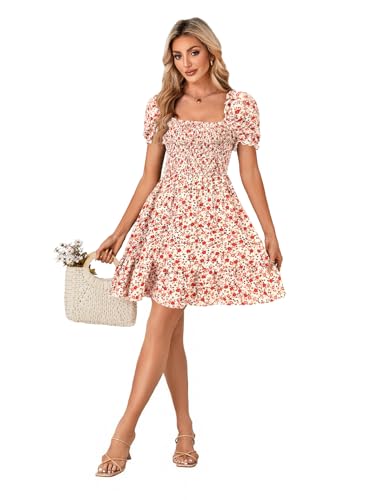 Image of Rooscier Women's Summer Boho Mini Dress