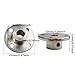 Pocoxll 4Pcs Flange Shaft Coupling Set,Flange Coupling Connector for Motor Shafts and DIY Parts(8mm)