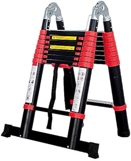 BEETRO 16.5ft Aluminum Telescoping Ladder, A Type Portable Telescopic Extension Ladder for Outdoor Working, Household Use, 330lb Capacity, More Durable and Safer with Balance Rod