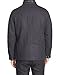 Cole Haan Signature Men's Wool Melton Stand Collar Jacket with Patch Pockets, Charcoal, Large