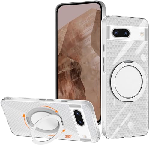 Google Pixel8A �P�[�X �N���A MagSafe�Ή� �����O360°��]�X�^���h�@�\ �c�����Ή� ����~�� TPU�f�� ���^ �y�� �w��h�~ ���΂ݖh�~ �O�[�O���s�N�Z��8a �X�}�z�P�[�X �����Y�ی� �g�ѕ֗� �_� �ČRMIL�K�i�擾 �X�g