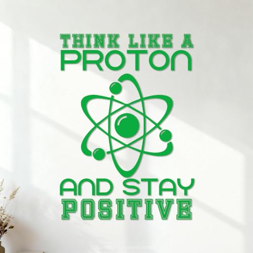 Laboratorio di chimica dei protoni della scuola di scienze Adesivi con scritte 34x47cm Non cade Verde